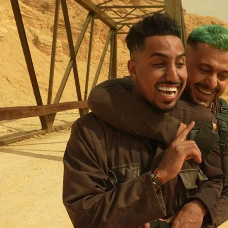 رامز جلال وسالم الدوسري - صورة من حساب رامز على تويتر