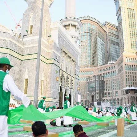 10000 سفرة رمضانية. الصورة من "واس"