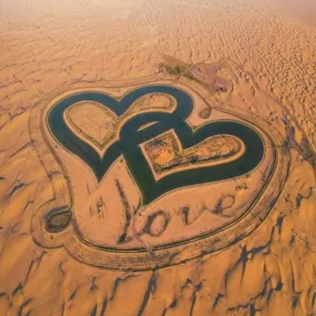 بحيرة الحب. الصورة من cnn