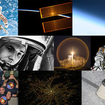 الاحتفال باليوم الدولي للرحلة البشرية إلى الفضاء - الصورة من موقع .igs.org