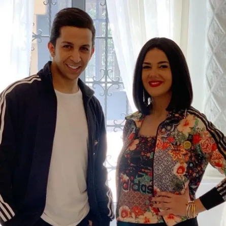دنيا سمير غانم وهشام جمال-الصورة من حساب دنيا الرسمي على إنستغرام 