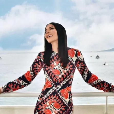 منى زكي في مهرجان كان - الصورة من حسابها على انستغرام