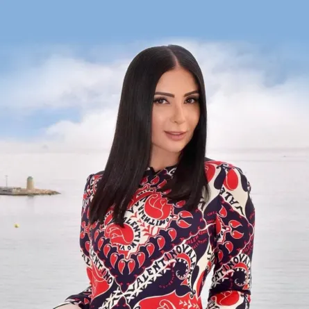 منى زكي من مهرجان كان - الصورة من حسابها على انستغرام