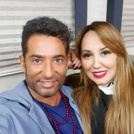 عمرو سعد وزوجته شيماء فوزي- الصورة من حسابها على انستغرام