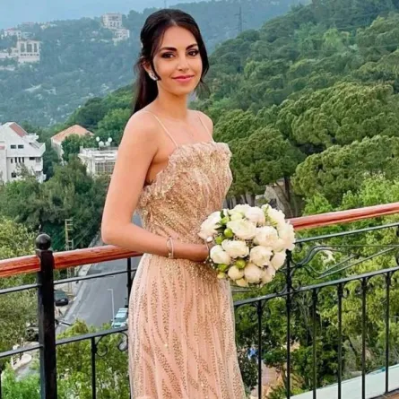 فاليري أبو شقرا من حفل زفاف شقيقتها - الصورة من حسابها على انستغرام