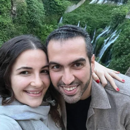 شام الذهبي وزوجها - الصورة من حسابها على إنستغرام