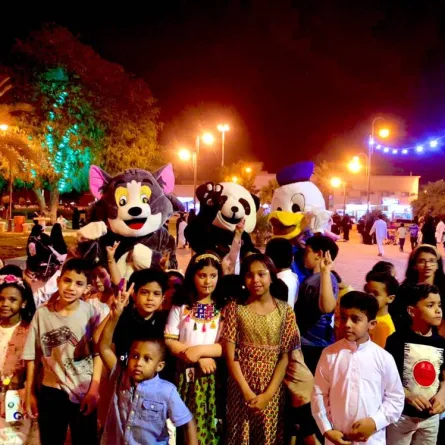 احتفالات العيد في محافظة الحريق 