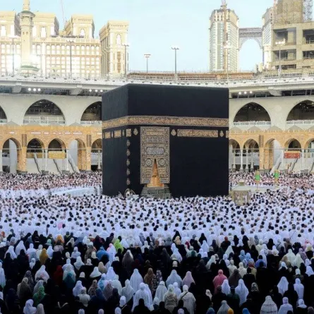 أثناء خطبة عيد الفطر المبارك