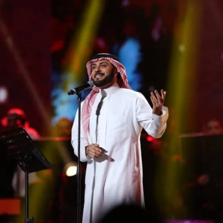 ماجد المهندس - صورة من الحفل من حساب روتانا على تويتر