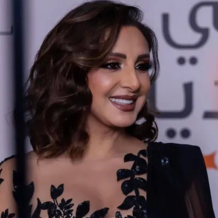 أنغام من حفل القصيم- الصورة من حسابها على فيسبوك