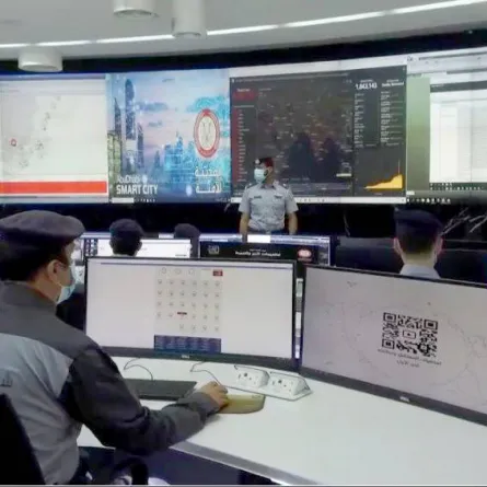 شرطة أبوظبي. الصورة من "وام"