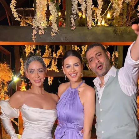 هنادي مهنا رفقة بسنت شوقي ومحمد فراج - صورة من حساب هنادي على إنستجرام