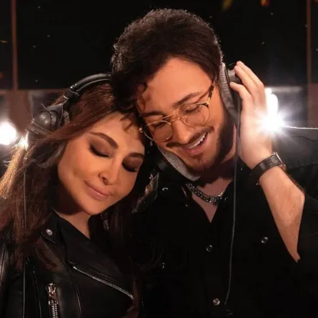 سعد لمجرد وإليسا من كواليس أغنية " من أول دقيقة "- صورة من حساب سعد لمجرد على " انستغرام"