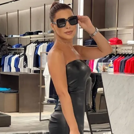 أزياء جلدية من وحي نوال الزغبي