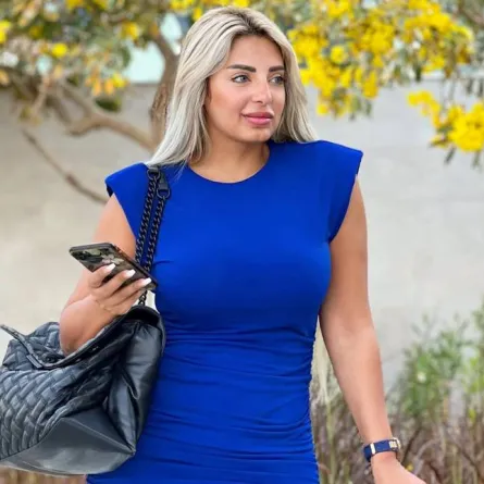 مي حلمي- الصورة من حسابها على فيسبوك