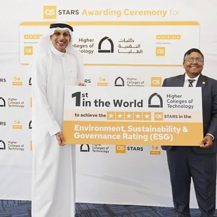 إنجاز عالمي جديد لكليات التقنية العليا في الإمارات. الصورة من "وام"