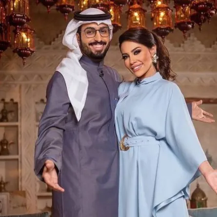 إلهام علي و خالد صقر - الصورة من حساب الهام على انستغرام