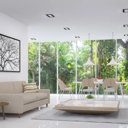 نقاط هامّة في ديكورات الصالات المفتوحة على الحدائق المنزليّة