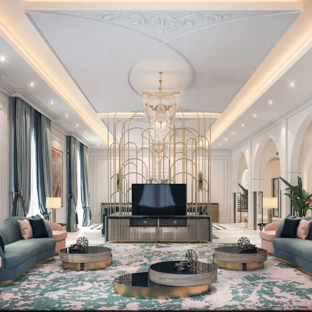 خطوات تأثيث غرفة الجلوس المودرن 