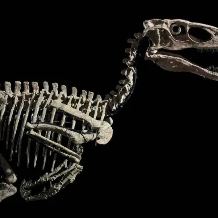 صورة هيكل الديناصور Deinonychus antirrhopus