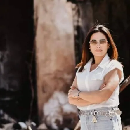 هند صبري  في  السوق المحترق -الصورة من موقع مهرجان  قابس السينمائي  على الفيسسبوك