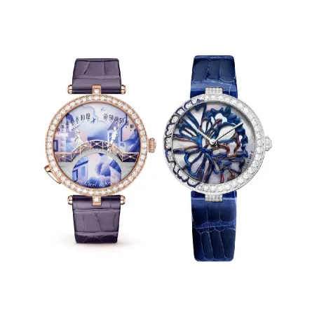 ساعات باللونين الأزرق والأرجواني لإطلالة جذابة