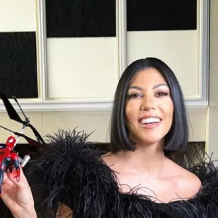 الأمريكية كورتني كارداشيان - الصورة من حسابها في انستغرام