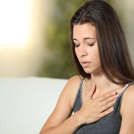 صورة لحامل تشعر بالضيق