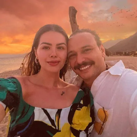 هنادي مهنا وزوجها أحمد خالد صالح - صورة من حسابها على إنستجرام