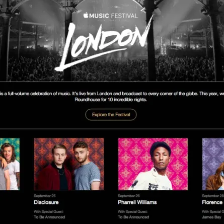 بتطبيق Apple Music... آبل تبدأ في بث الحفلات المباشرة