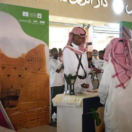 أمانة الشرقية تطلق معرضا خاصا للقهوة السعودية ضمن فعاليات مهرجان "أيام سوق الحب 2" - الصورة من حساب الأمانة على تويتر