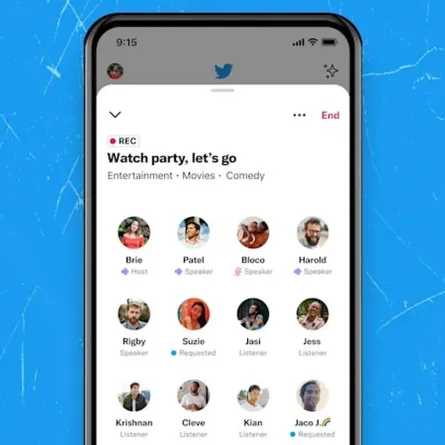  متاحة باللغة الإنجليزية.. تويتر تختبر تبويب الغرف الصوتية (Spaces) على نظام الأندرويد