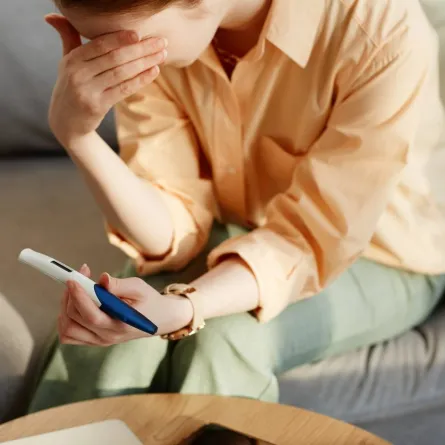 صورة لامرأة أصيبت بالإجهاض