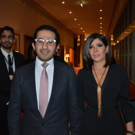 أحمد حلمي ومنى زكي - الصورة من حسابه على انستغرام