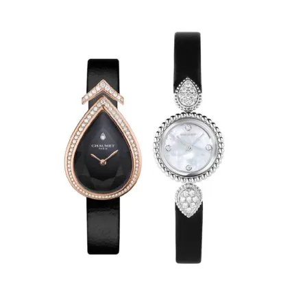 ساعات بحزام أسود لإطلالة عصرية