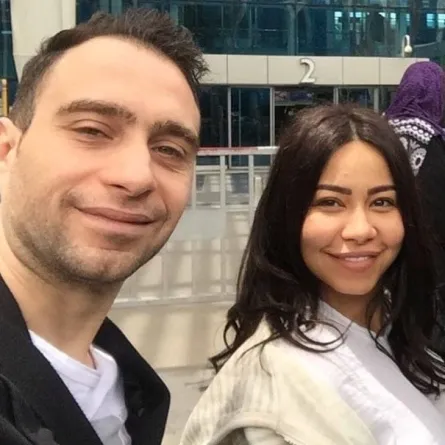 شيرين عبد الوهاب وحسام حبيب - الصورة من حسابه على انستغرام