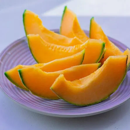 صورة لشرائح الشمام اللذيذة