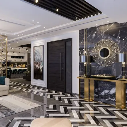 الأسود.. لون الديكورات الداخلية الفخمة