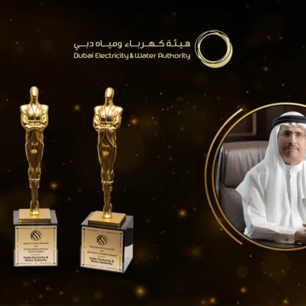 كهرباء دبي تحصد 3 جوائز المجلس العالمي للتميز 2022 - الصورة من وام