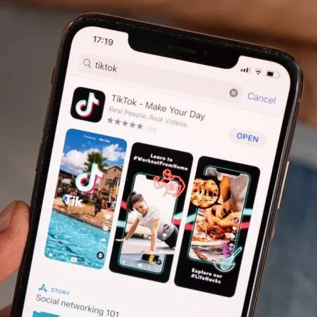 صورة من تطبيق تيك توك