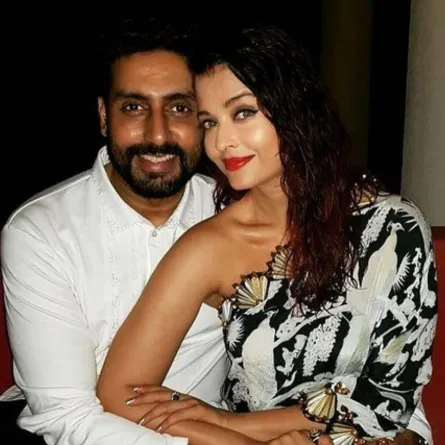 آيشواريا راي وأبهشيك باتشان- الصورة من حساب آيشواريا راي على إنستغرام