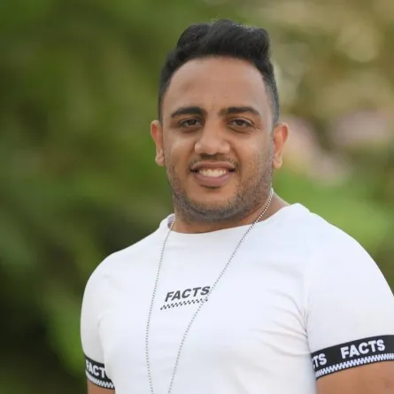 محمد أسامة " أوس أوس "- صورة من صفحته الرسمية على " انستغرام"