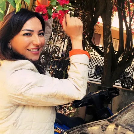 أمل عرفة - الصورة من حسابها على فيسبوك