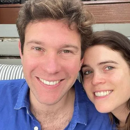 الأميرة يوجيني وزوجها جاك بروكسبانك- الصورة من حساب الأميرة يوجيني على إنستغرام