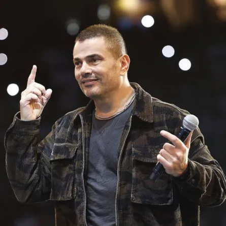   عمرو دياب - الصورة من حسابه في إنستقرام