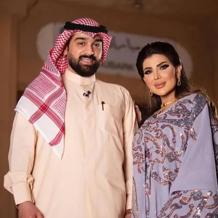 إلهام الفضالة وزوجها شهاب جوهر - صورة من حسابها على إنستجرام