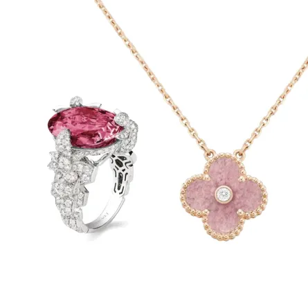  مجوهرات بأحجار وردية لأناقة صيف 2022