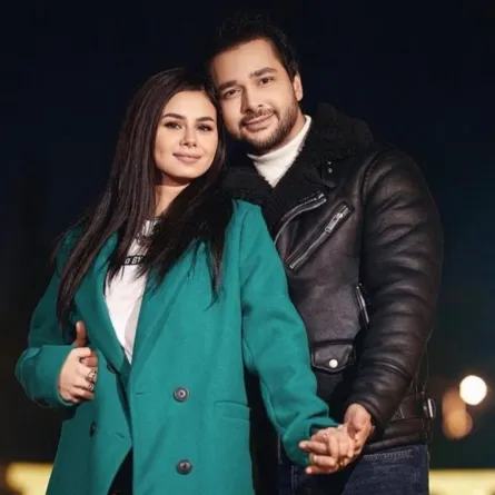 منة عرفة وزوجها - الصورة من حسابه على انستغرام