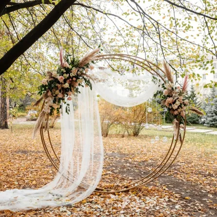 ورود مناسبة في تصميم ديكورات حفلات الزفاف