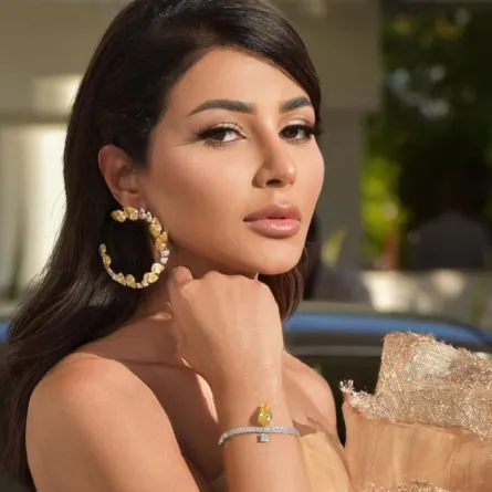 مجوهرات مهيرة عبد العزيز-الصورة من حساب النجمة على انستغرام